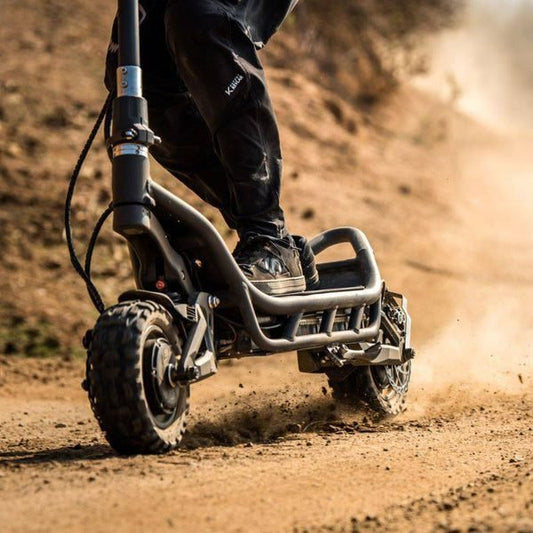 Nami Burn-e 3 Electric Scooter in black with dual motors and sleek design for high-speed urban commuting