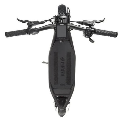 Nami Burn-e 3 Max high-performance electric scooter with 62-mile range and hydraulic suspension