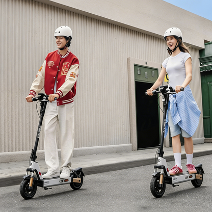 NAVEE G5 Electric Scooter with 800W motor, 20 MPH top speed, 28-mile range, TCS anti-slip control, and Apple Bluetooth tracking