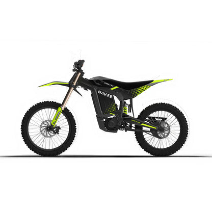 NAVEE STORM X Pro Electric Dirt Bike with 17,000W motor and 72V 40Ah battery on rugged trail