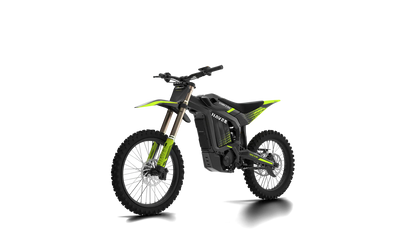 NAVEE STORM X Pro electric dirt bike with 17,000W motor and 72V battery on rugged terrain