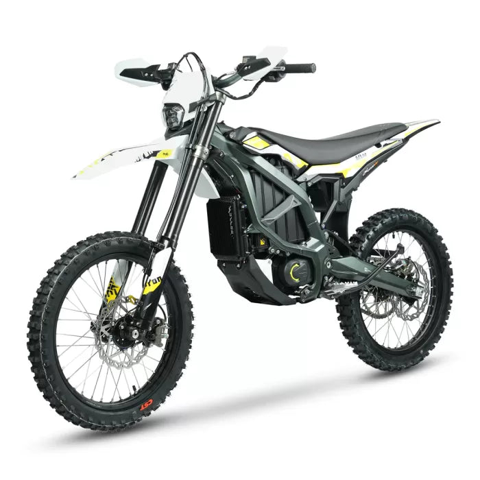 Motorcycle on a white background