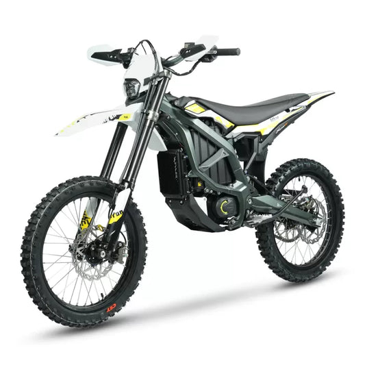 Motorcycle on a white background