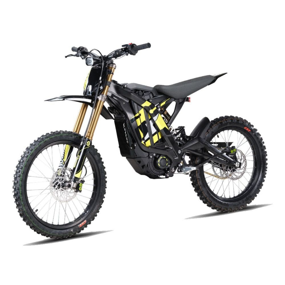 2025 Surron Light Bee X 8000W electric dirt bike with lightweight frame and 47 mph top speed