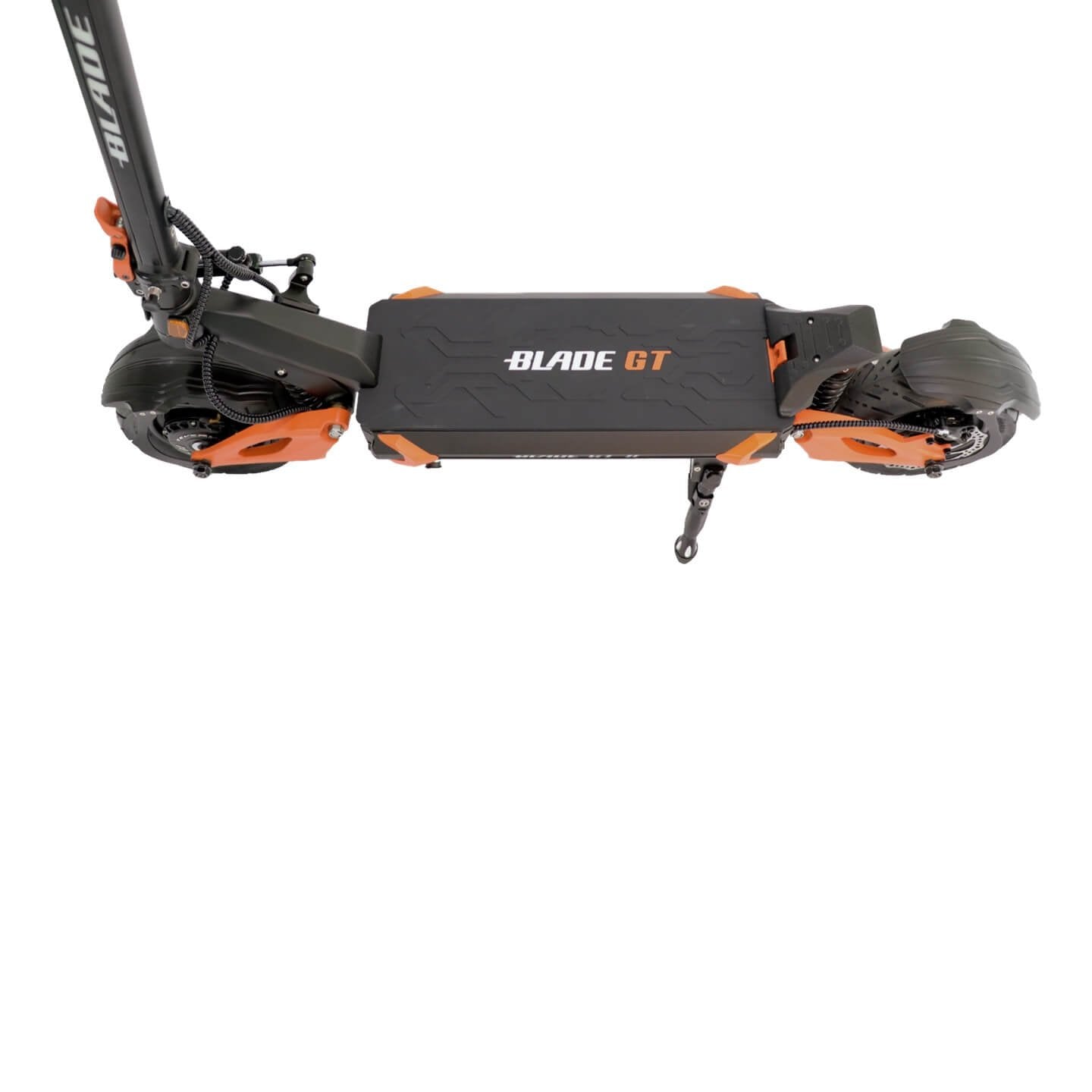 Teverun Blade GT II electric scooter with full hydraulic braking, adjustable suspension, and smart app control