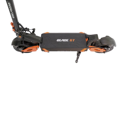 Teverun Blade GT II electric scooter with full hydraulic braking, adjustable suspension, and smart app control