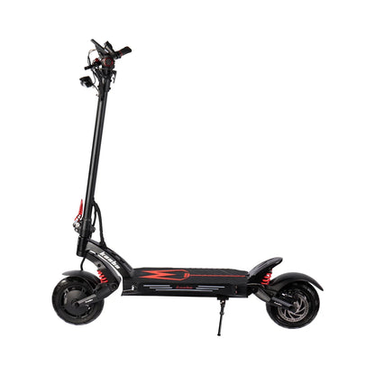Kaabo Mantis King GT Scooter with red accents on a white background