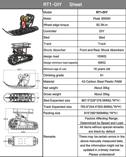 Specs of Riding’times GT73 Pro / GT54 Pro