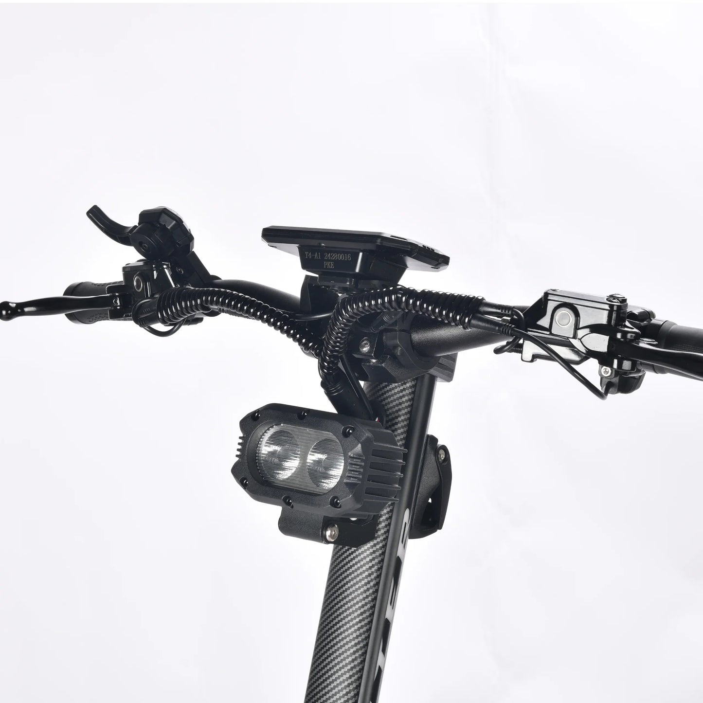 Teverun Fighter Supreme 7260R electric scooter with 15000W power, 72V 60Ah battery, hydraulic brakes, adjustable suspension, and large tubeless tires for high-speed stability and mixed terrain riding.